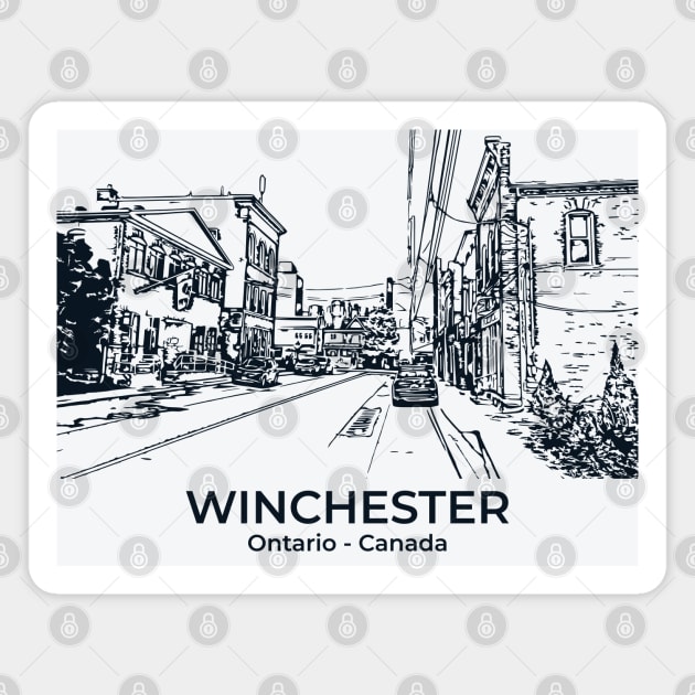 Winchester - Ontario Magnet by Lakeric